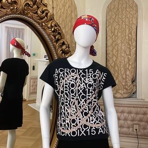 Christian Lacroix T-Shirt with letters/numbers design original and unique